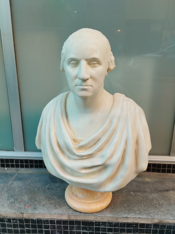 escultura busto george washington 1u